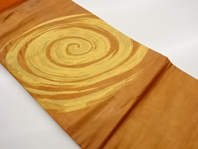 JAPANESE NAGOYA OBI / WOVEN SPIRAL